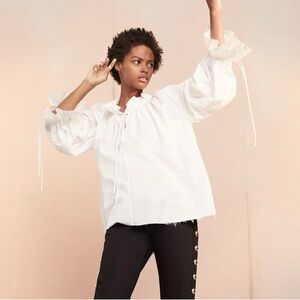 MARQUES ' ALMEIDA Pirate Style Gathered Blouse